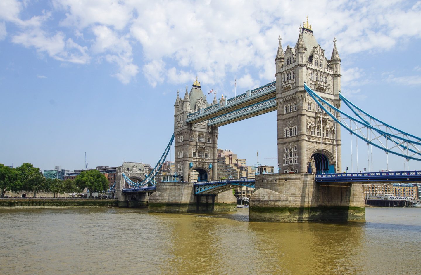 london tower bridge in country of united kingdom u.k