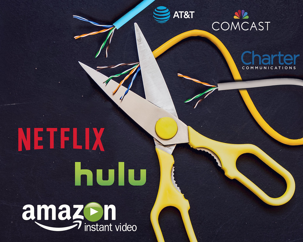 cutting the cord on cable tv and moving to on -demand streaming services like hulu, netflix, amazon prime video