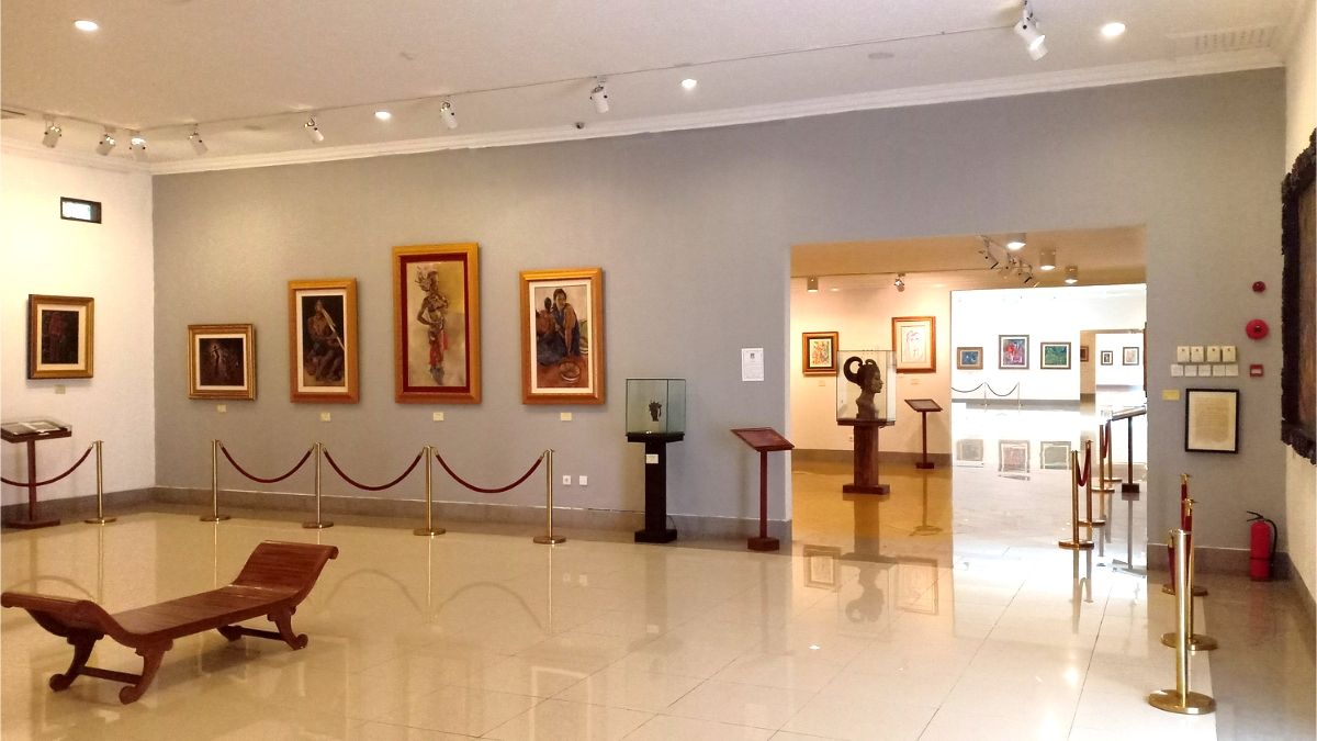 inside the Pasifika Museum in Nusa Dua Bali