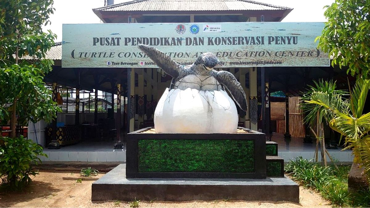 entrance at Serangan Turtle Island Conservation Centre