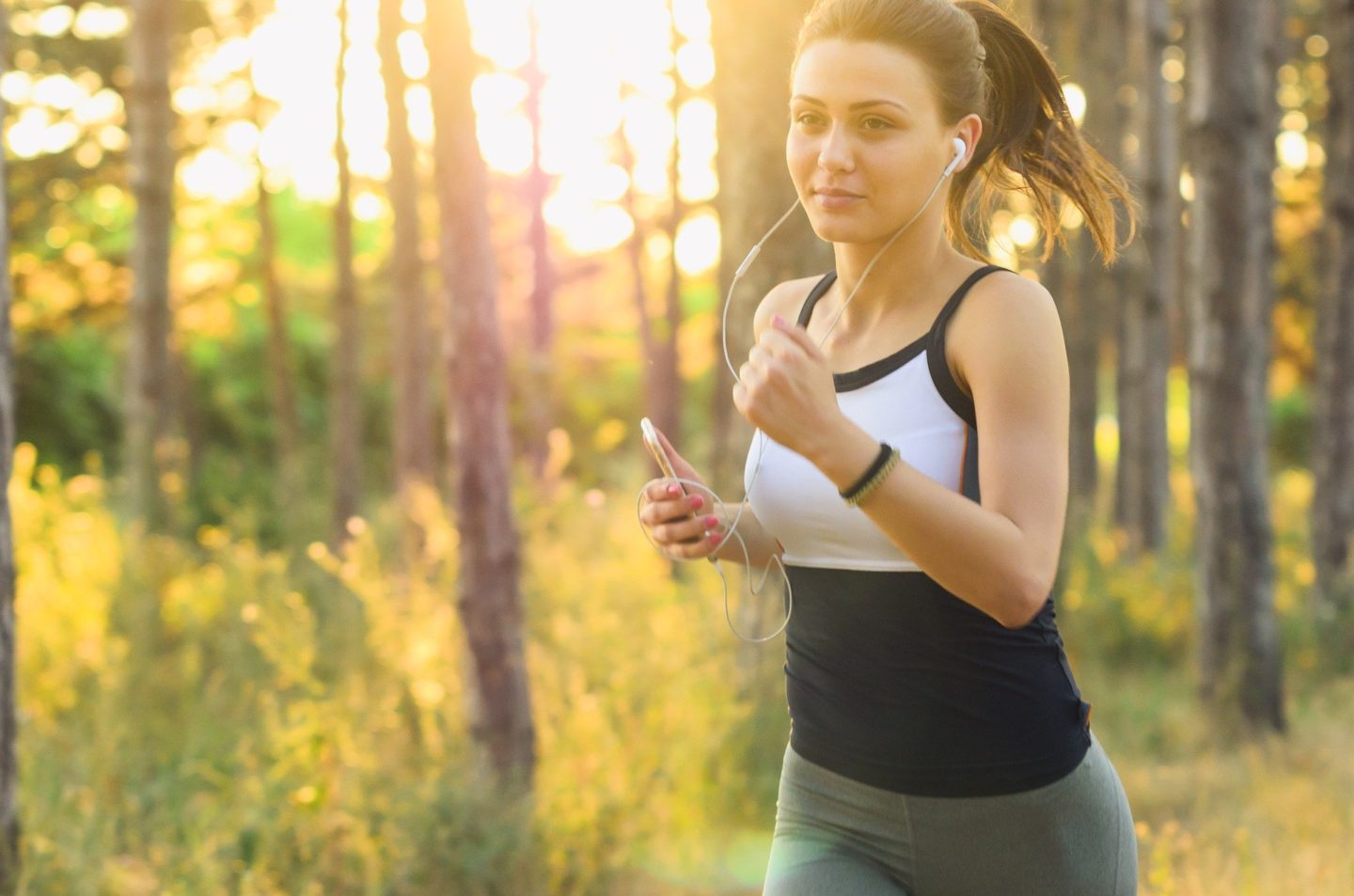 woman exercising running 