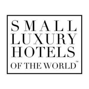logo of small luxury hotels of the world mi amor hotel and spa