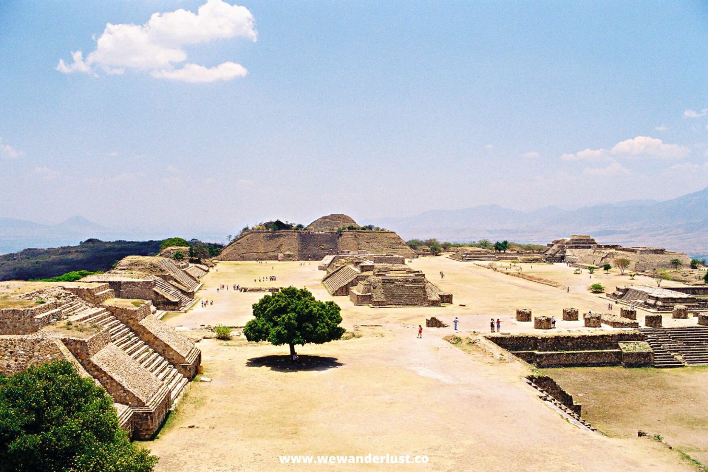 aerial view of monte alban in oaxaca mexico in the top 10 best things to do in oaxaca mexico
