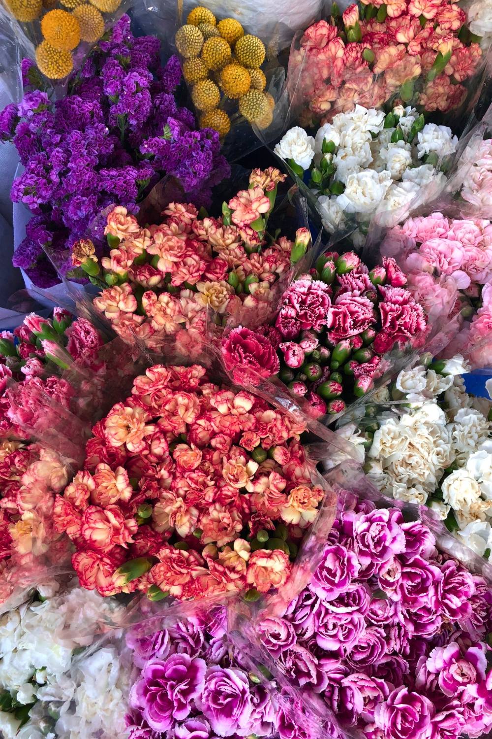 flowers at Pak Khlong Talat Market