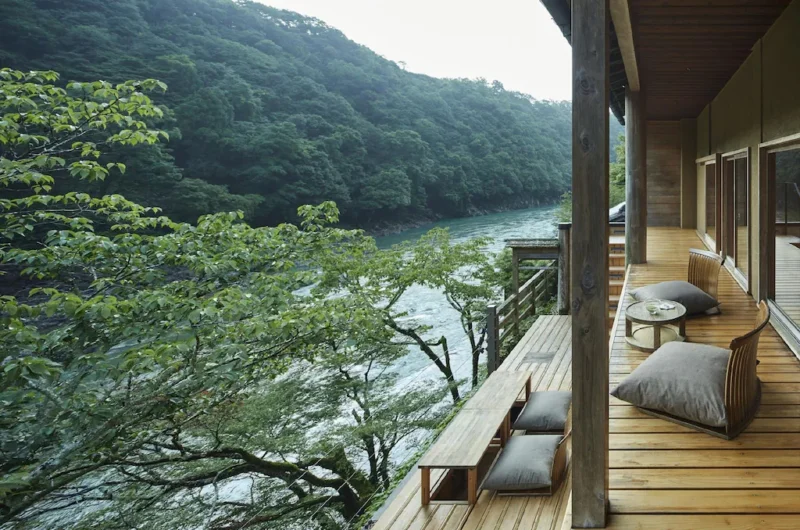 where to stay in kyoto Hoshinoya Kyoto